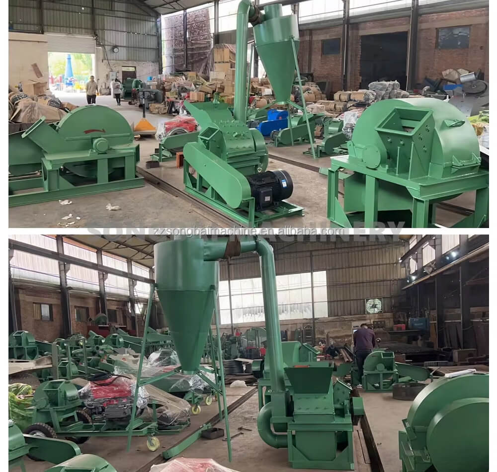 Diesel Engine Wood Crusher