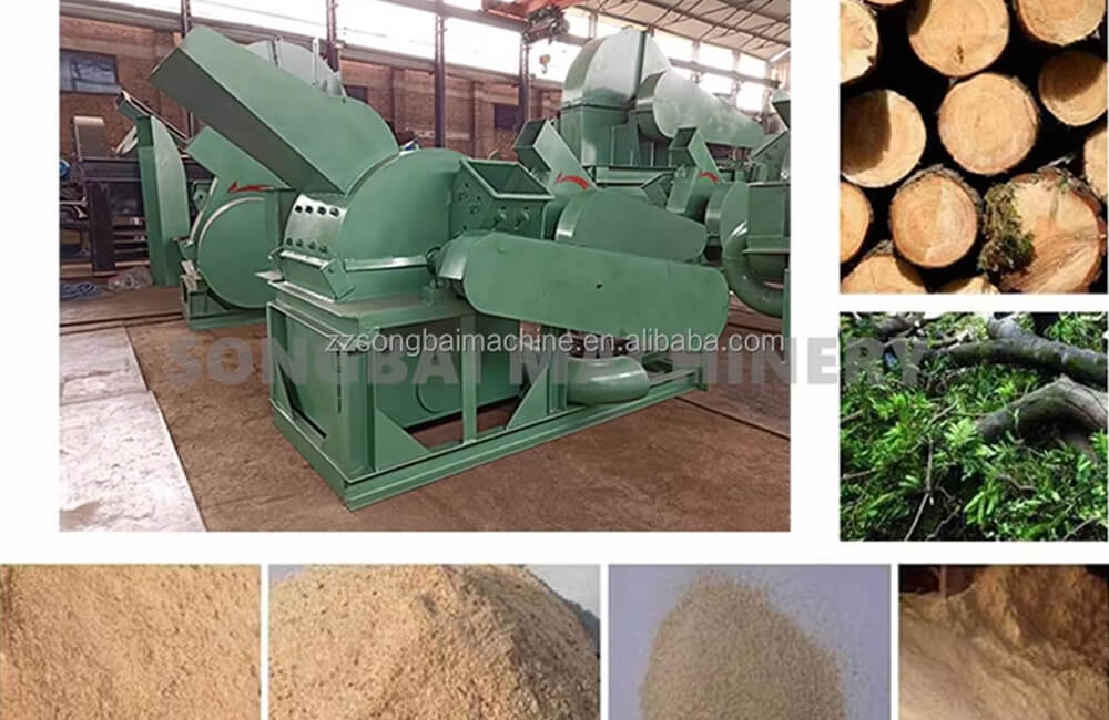 Diesel Engine Wood Crusher