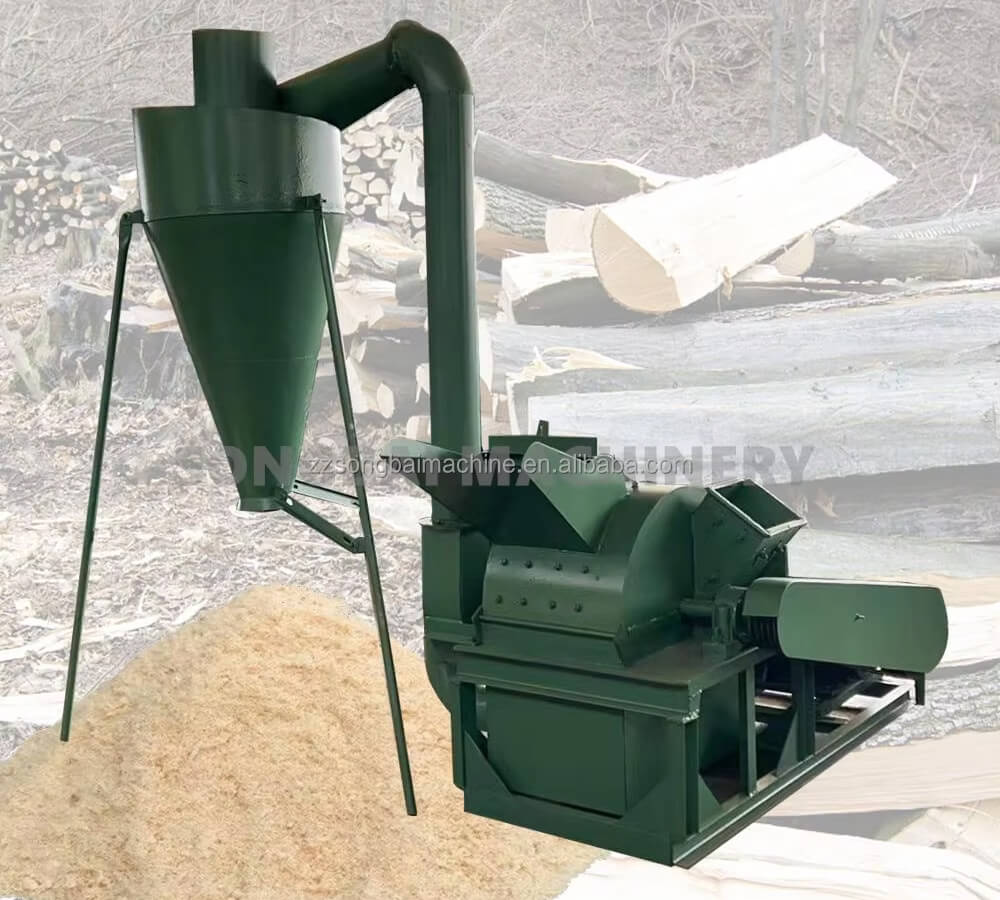 Diesel Engine Wood Crusher