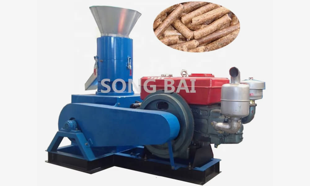 Diesel Wood Pelle Machine