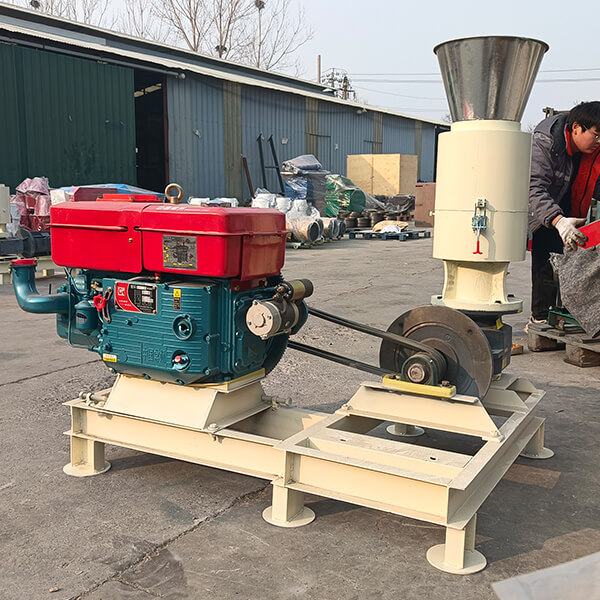 Pellet Machinery, Crusher, Mixer, Cooler, Packing MachineDiesel Wood Pelle Machine