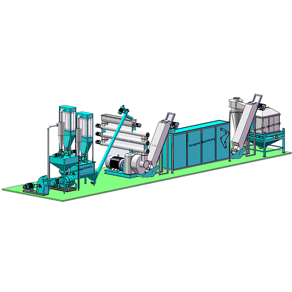 Pellet Machinery, Crusher, Mixer, Cooler, Packing MachineOEM Feed Production Line