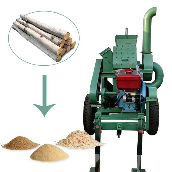 Pellet Machinery, Crusher, Mixer, Cooler, Packing MachineDiesel Engine Wood Crusher