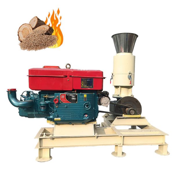 Pellet Machinery, Crusher, Mixer, Cooler, Packing MachineDiesel Wood Pelle Machine