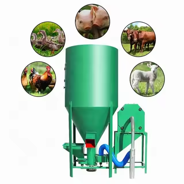 feed crusher and mixer