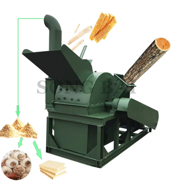 Pellet Machinery, Crusher, Mixer, Cooler, Packing Machine.Multifunctional Wood Crusher