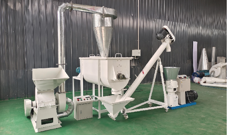 Animal feed pellet production line